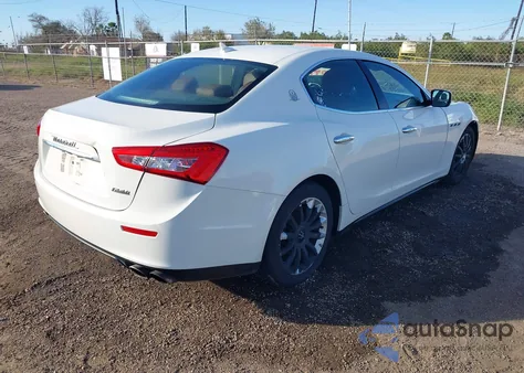2014 Maserati Ghibli z USA, uszkodzony, nr VIN ZAM57XSA9E1106251